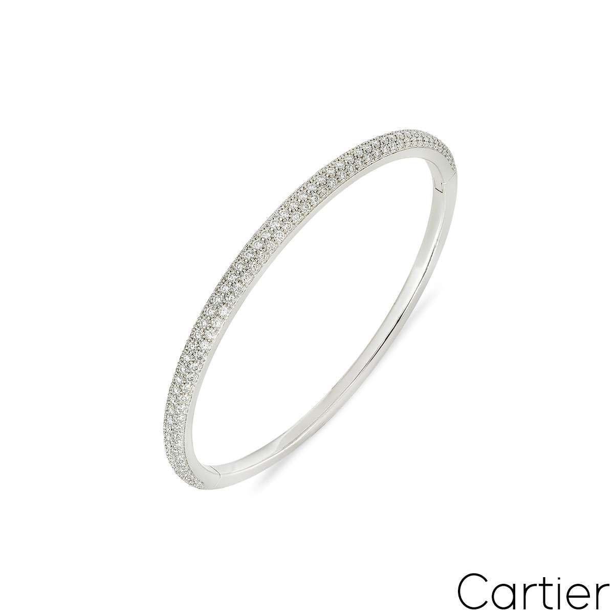 Cartier White Gold Diamond Etincelle Bracelet Size 17 N6710317 Cartier White Gold Diamond Etincelle Bracelet Size 17 N6710317
